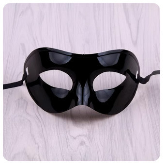 Маска чоловіча карнавальна чорна Київ - фото 1