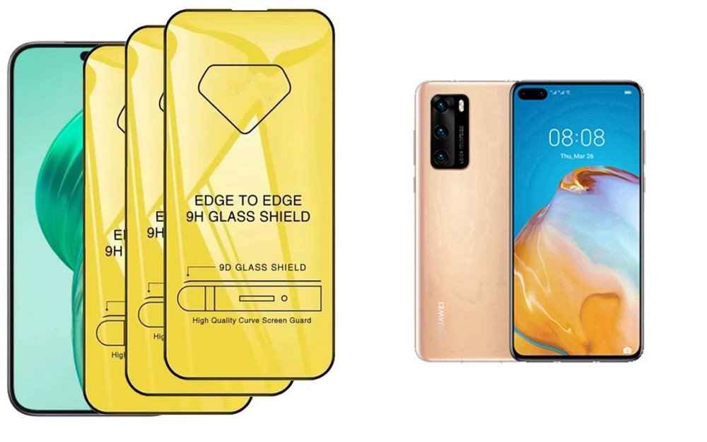 Захисне скло DefenzoGlass для Huawei P40 – подвійна міцність Київ - фото 1