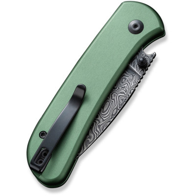Ніж Civivi Qubit, Green Aluminum, Damascus (C22030E-DS1) Вінниця - фото 7