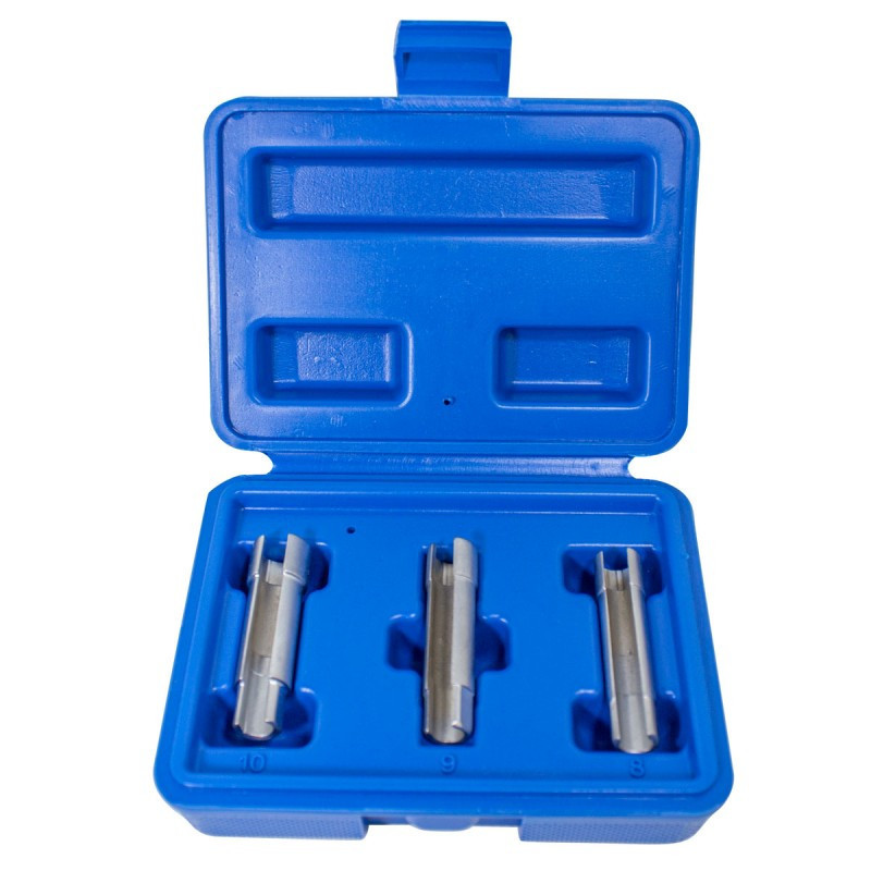 Набір подовжених головок для свічок розжарювання під ключ 10мм 8 9 10мм 3пр. в кейсі Одеса - фото 1