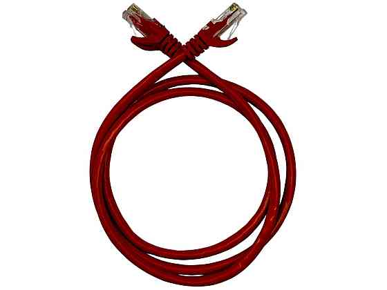 Патч-корд GEAR САТ.5E UTP CU 24AWG 0.5 м красный (GPC-UTPCURJ45-0.5R) Киев