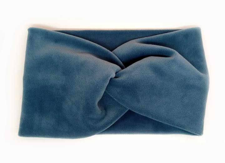 Пов'язка на голову велюрова коричнева Київ - фото 1