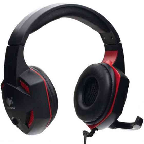 Игровые полноразмерные наушники Deepbass X12 с микрофоном (Черный) Винница