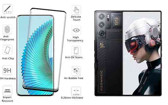 Захисне скло HyperGlass Pro для nubia Red Magic 9 Pro, Red Magic 9 Pro+ – максимальна чутливість та захист Київ