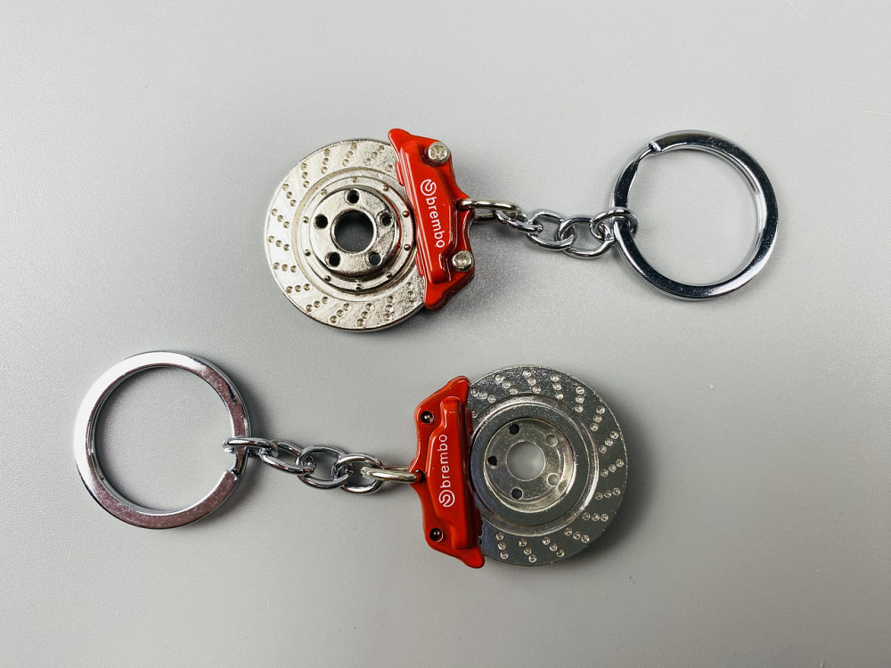 Брелок диск гальмівний + супорт 31мм (діаметр) х 95мм (довжина), брелок на автомобільні ключі Мукачево - фото 10