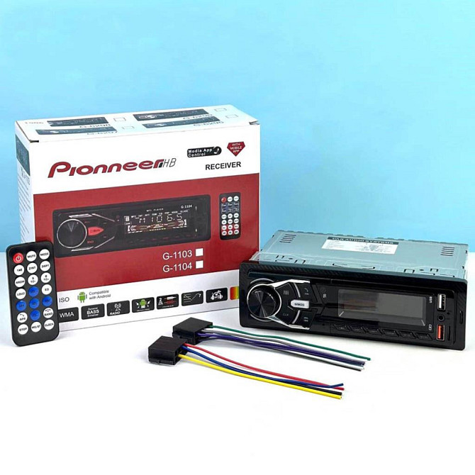 Автомагнітола MP3 JSD G-1101 BT ISO 1DIN з Bluetooth, USB, SD, FM-радіо та пультом дистанційного кер Київ - фото 1