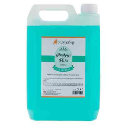 Шампунь для тварин Dezynadog Protein Plus High Volume для стрижених порід для зміцнення і об'єму неслухняної шерсті 5 л (5052372014944) Вінниця