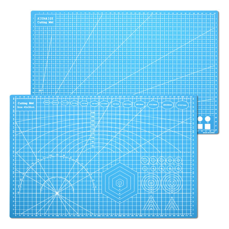 Килимок двосторонній А3 3 мм з розміткою для різання та пэчворку, Cutting Mat самовідновлювальний Київ - фото 5