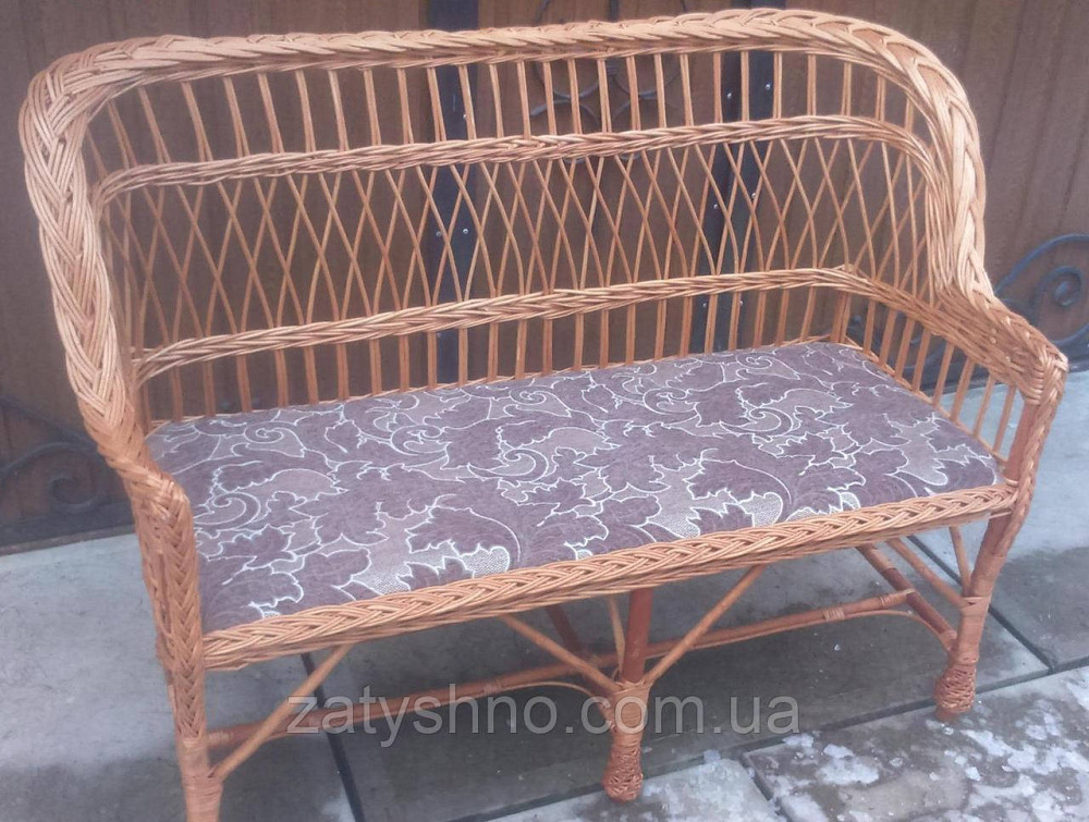 Зручний плетений диван для дачі Київ - фото 6