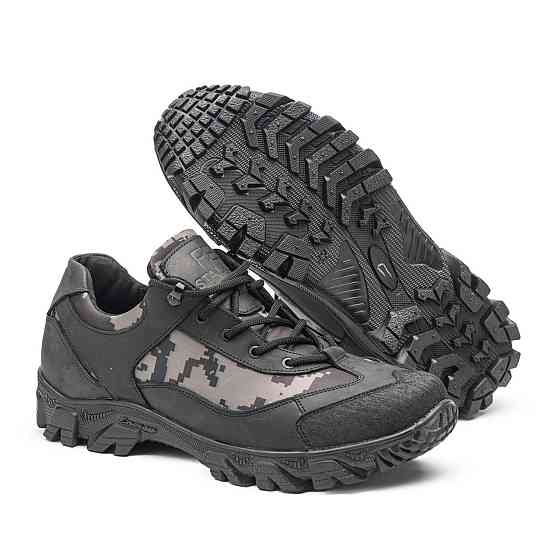 Тактичні кросівки чорні демісезон.Шкіряні,кордура.Надійні.В-3 44 (29) Харків