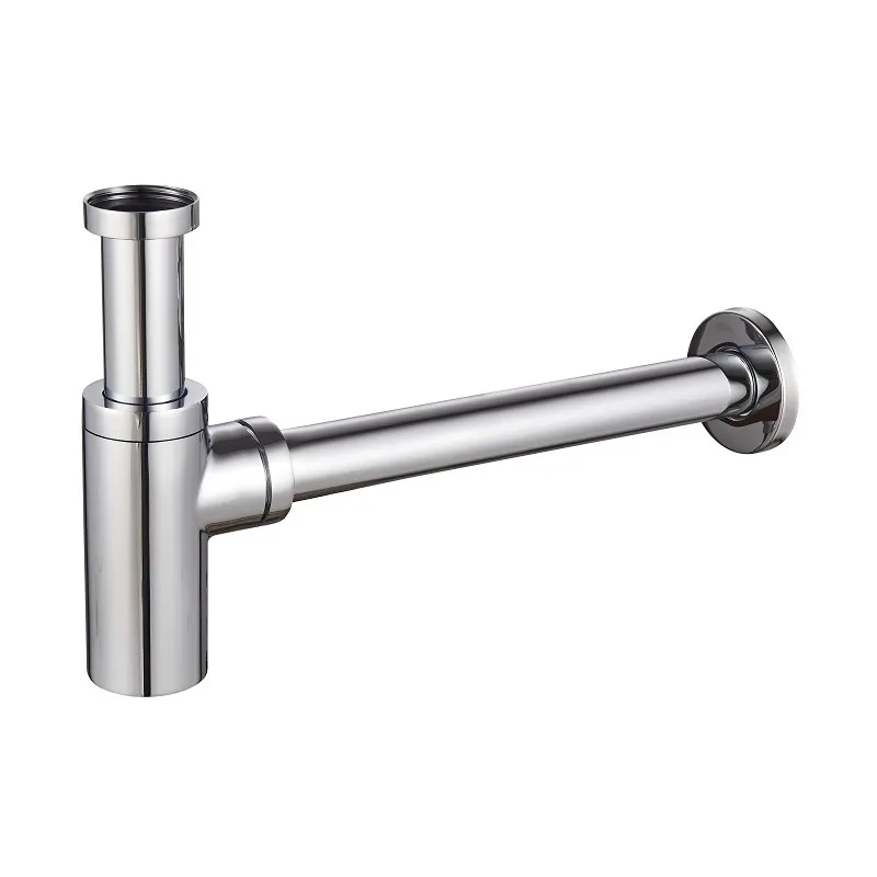 Сифон для раковины Champion SIPHON-02 без выпуска (под донный клапан) без ревизии (Цвет хром) 1 1/4'' (CH0368) Киев - изображение 1