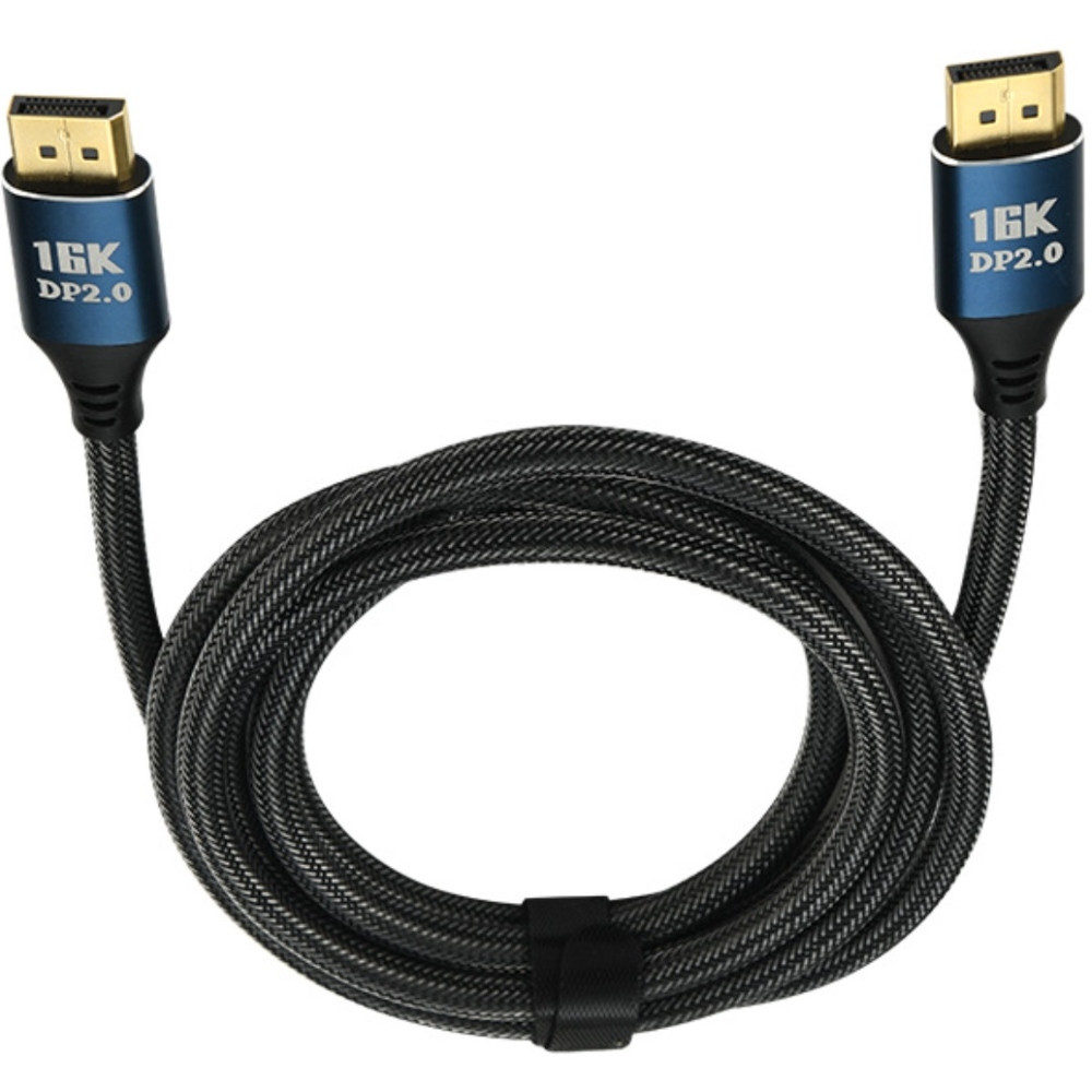 Кабель DisplayPort M - M 2.0м, V2.0,  DPLink 16K 60Hz Винница - изображение 1