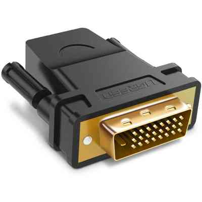 Переходник DVI 24+1 M to HDMI F black Ugreen (20124) Винница