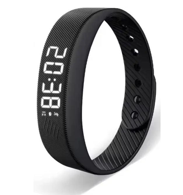 Часы наручные электронные Digital Runner Band Черный Винница - изображение 1