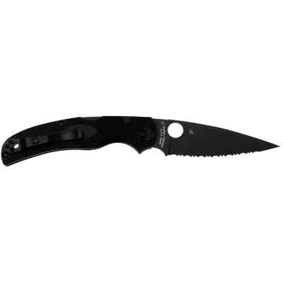 Ніж Spyderco Native Chief Lightweight BB Serrated FRN Black (C244SBBK) Вінниця