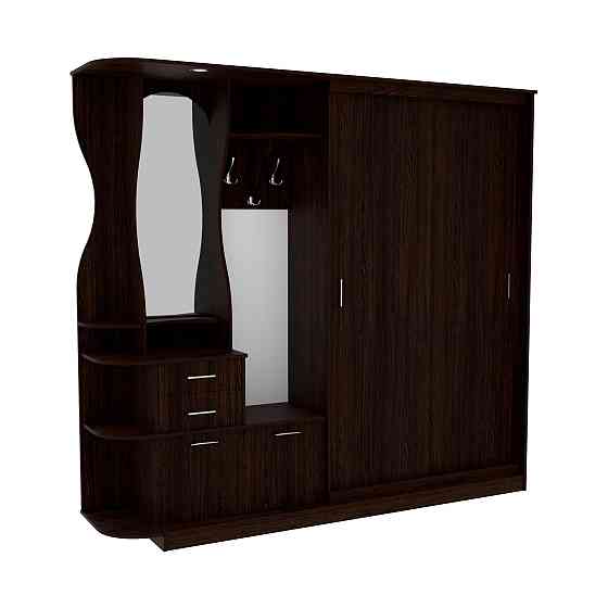 Прихожая Люкс-купе LUX, Венге Магия, 2200/500/2100, 155, 6 Львов