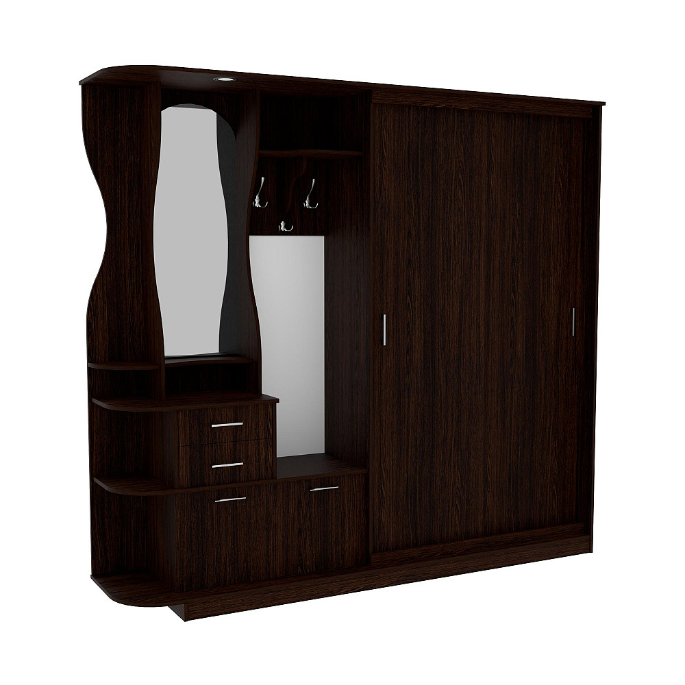 Прихожая Люкс-купе LUX, Венге Магия, 2200/500/2100, 155, 6 Львов - изображение 3