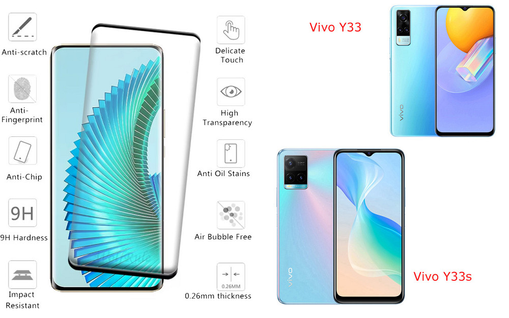 Защитное стекло HyperGlass Pro для Vivo Y33, Vivo Y33s – максимальная чувствительность и защита Киев - изображение 2