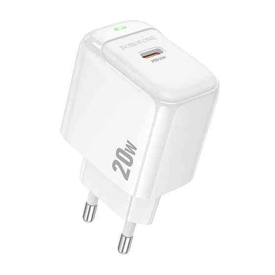Мережевий зарядний пристрій BOROFONE BAS43A Potential single-port PD20W charger White 6941991113819 Одеса