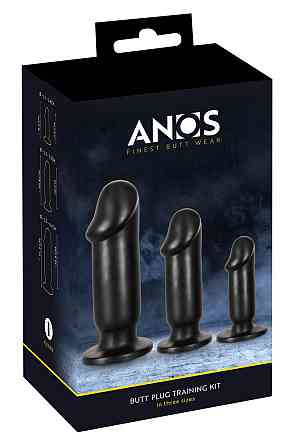 Набір анальних фалоімітаторів ANOS Butt plug training kit wi Sex Aura Київ