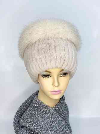 Шапка хутряна жіноча кубанка Анжеліка Молочний Харків