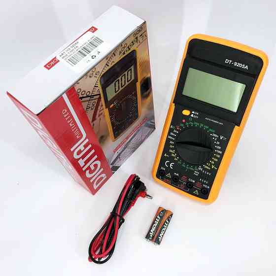 Электронный тестер напряжения Digital Multimeter DT9205A, Мультиметр для диагностики электропроводки DY-76 Львов