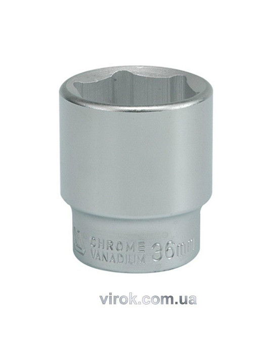 Головка торцева 6-гранна YATO: квадрат 3/4", М= 36 мм, L = 60 мм [6/36] Одеса - фото 1