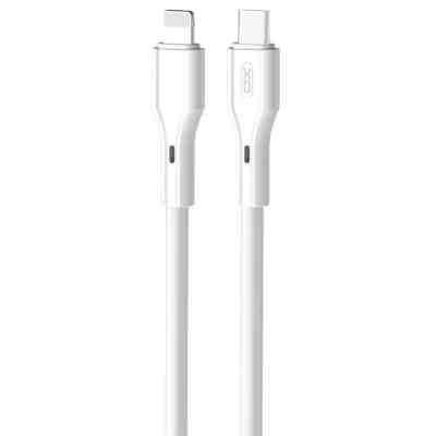 Дата кабель USB-C to Lightning 1.0m 27W Rock XO (NBQ231A_White) Винница