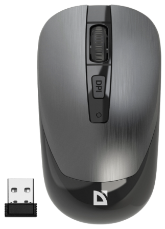 Миша Defender Wave MM-995 Wireless GRAY (52993) (6918377) Київ