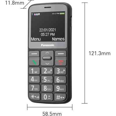 Мобільний телефон Panasonic KX-TU160 Black (KX-TU160EXB) Вінниця