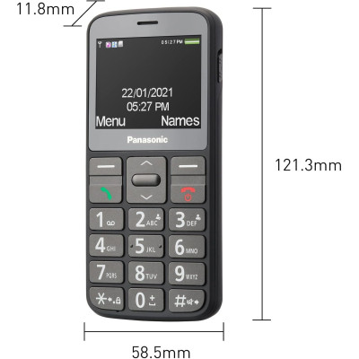 Мобильный телефон Panasonic KX-TU160 Black (KX-TU160EXB) Винница - изображение 5