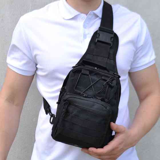 Тактическая сумка месседжер, Практичная мужская сумка слинг Тактическая армейская через плечо TY-85 Львов