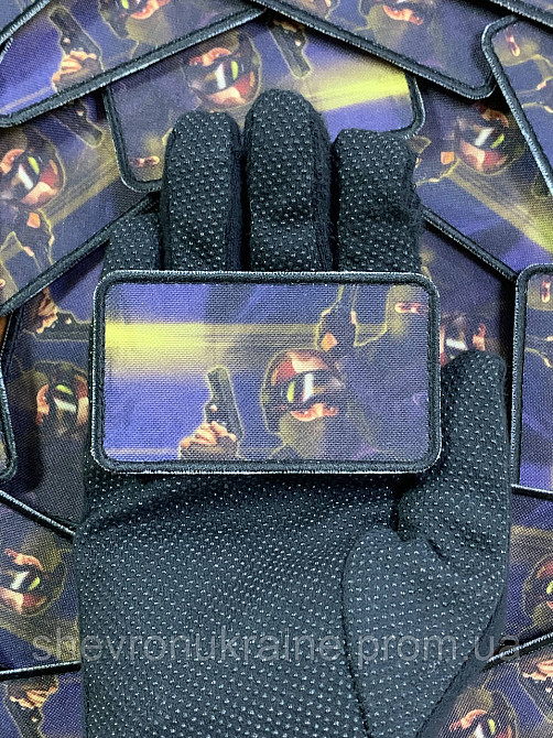 Друкований шеврон Counter-Strike (Форма прямокутна. На липучці) Розмір 5x8см Київ - фото 6