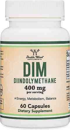 Дініндолілметан Double Wood DIM (Diindolylmethane) 400 mg (на 2 капсули), 60 capsules Луцьк