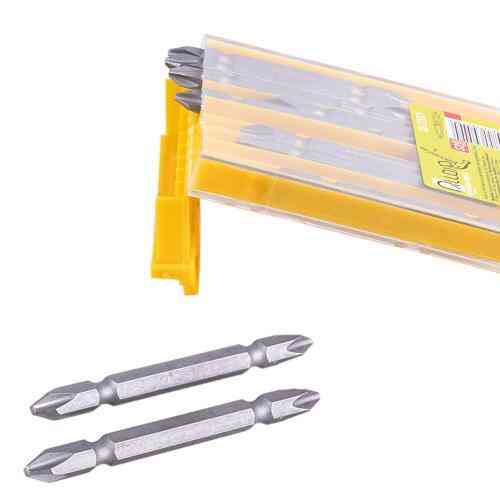 Alloid. Набір біт магнітних двосторонніх для шуруповерта PH2  75мм, S2 (10шт) Одеса