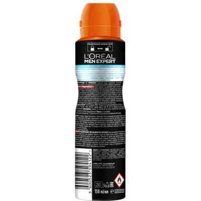 Антиперспірант L'Oreal Paris Men Expert Карбоновий захист спрей 150 мл (3600523594122) Вінниця