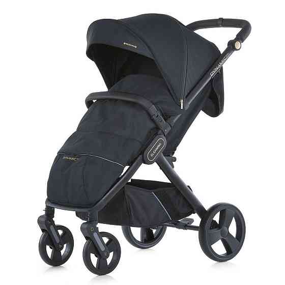 Коляска дитяча EL CAMINO DYNAMIC PRO Special Blac прогулянкова з чохлом та дощовиком Чорна (ME 1053-3) Чернігів