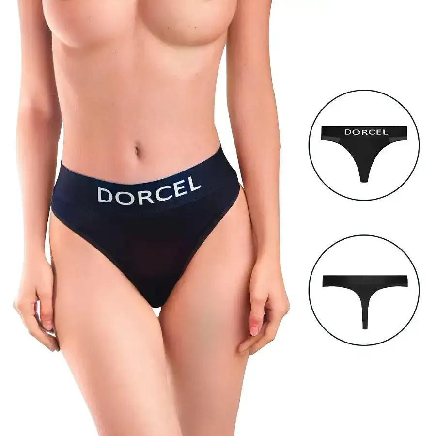 Трусики з кишенею для вібратора Dorcel PANTY LOVER XXL Львів - фото 1