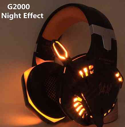 Ігрові навушники Kotion Each G2000 з мікрофоном і підсвіткою. Харків