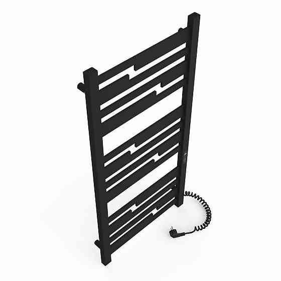 Електрична рушникосушка Laris Зебра Тетріс ЧКФ 12 500Х1100 Е чорна П/П Київ