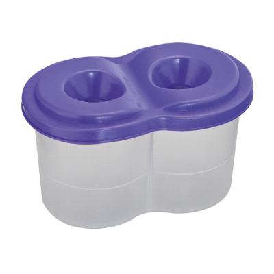 Стакан-непроливайка ZiBi з двома отворами, фіолетовий (ZB.6901-07) Вінниця - фото 1