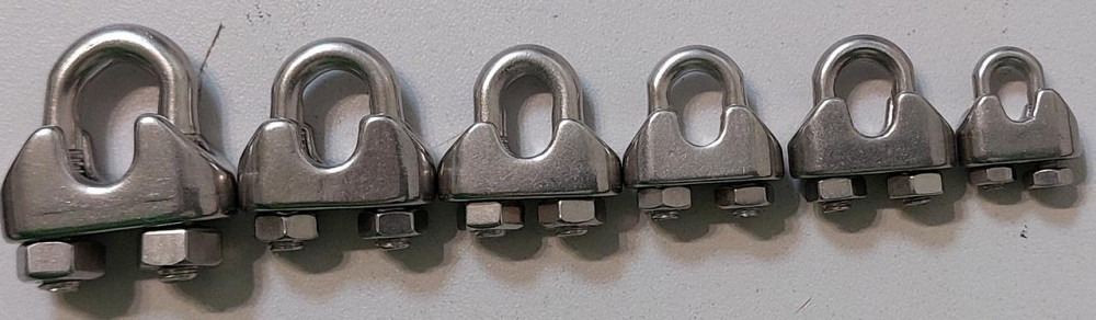 Затиск троса "GoralMet" 5 мм з нержавіючої кислотостійкої сталі AISI 316 Київ - фото 1