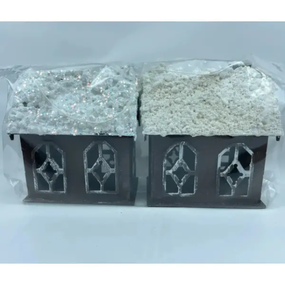 Dashuri Декоративний новорічний будиночкок з дерева 20×12×5 (см) Шоколад 8066770822 Коломия