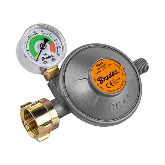 Редуктор газу 50 mbar, 1,5 кг/год., 1/4