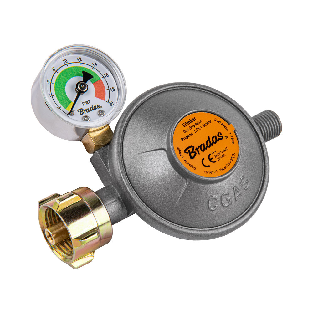 Редуктор газу 50 mbar, 1,5 кг/год., 1/4