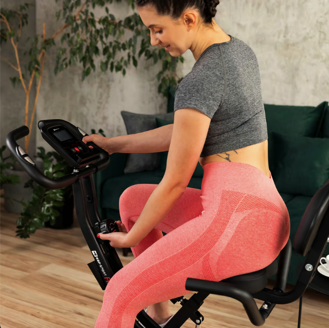 Велотренажер Hop-Sport HS-3030X Apeks X-Bike черный Киев - изображение 6