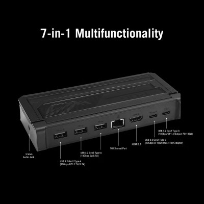 Порт-репликатор ASUS ROG Bulwark Dock (2025) DG300 (90XB0A4N-BDS000) Винница - изображение 2