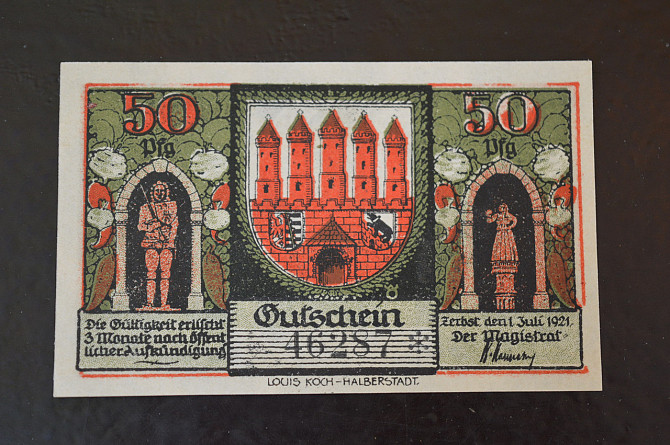 Германия. Нотгельд. 50 Pf 1921 года ( 3 ) Полтава - изображение 1