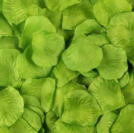 Пелюстки троянд штучні 100 штук 45 на 45 мм салатовий Київ