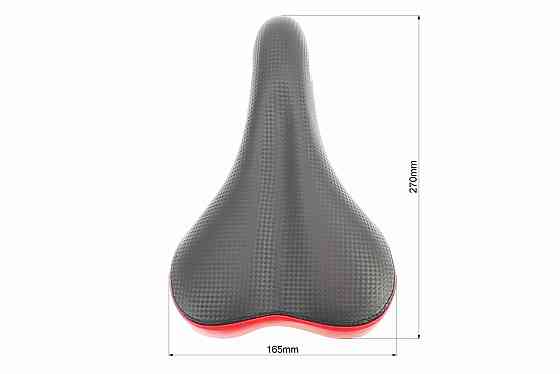 Сидіння MTB, чорно-червоне GS-589 Київ